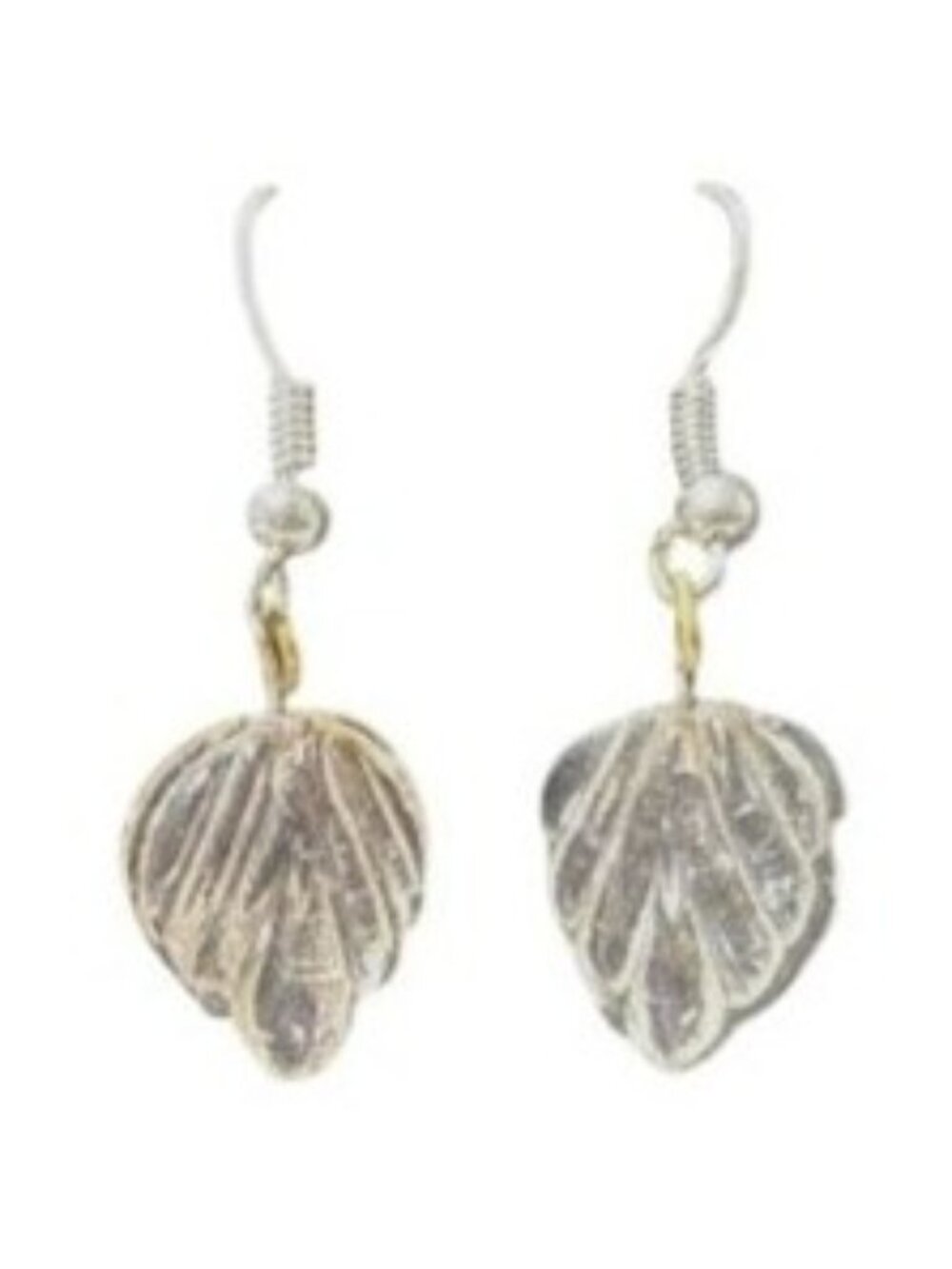Retro Leaf Shaped Dangle Earrings Clear Acrylic Minimalist Fashion Jewelry Women